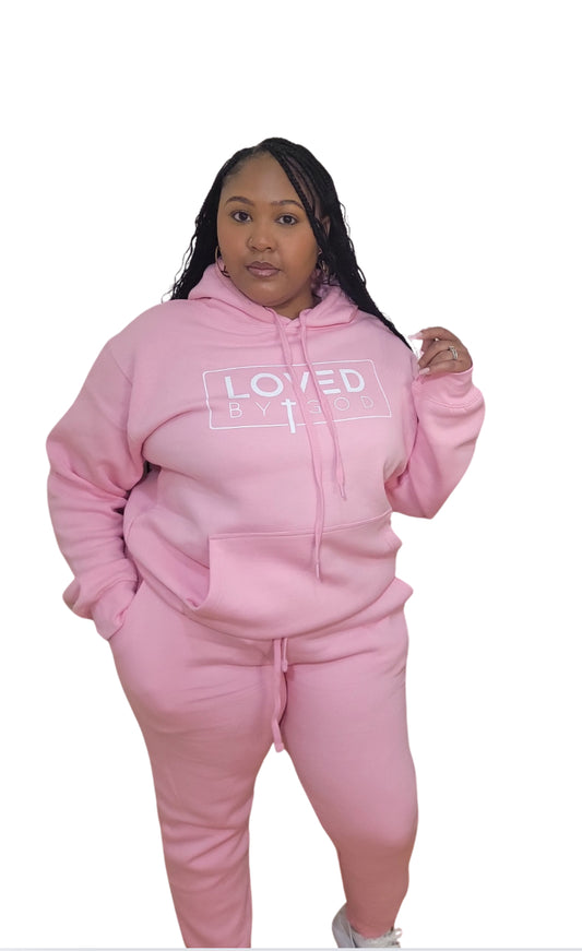 Pink Logo Sweatsuit